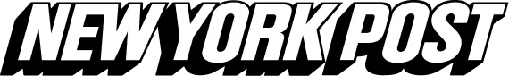 The logo for the New York Post, shown in white text with a black drop shadow.