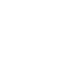 White shopping cart icon on a black background.