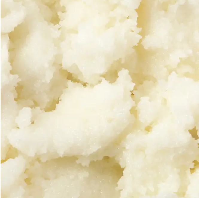 Close-up image of creamy mashed potatoes.