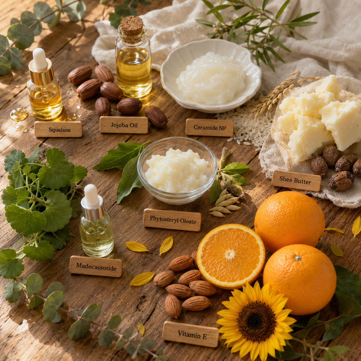 Natural skincare ingredients