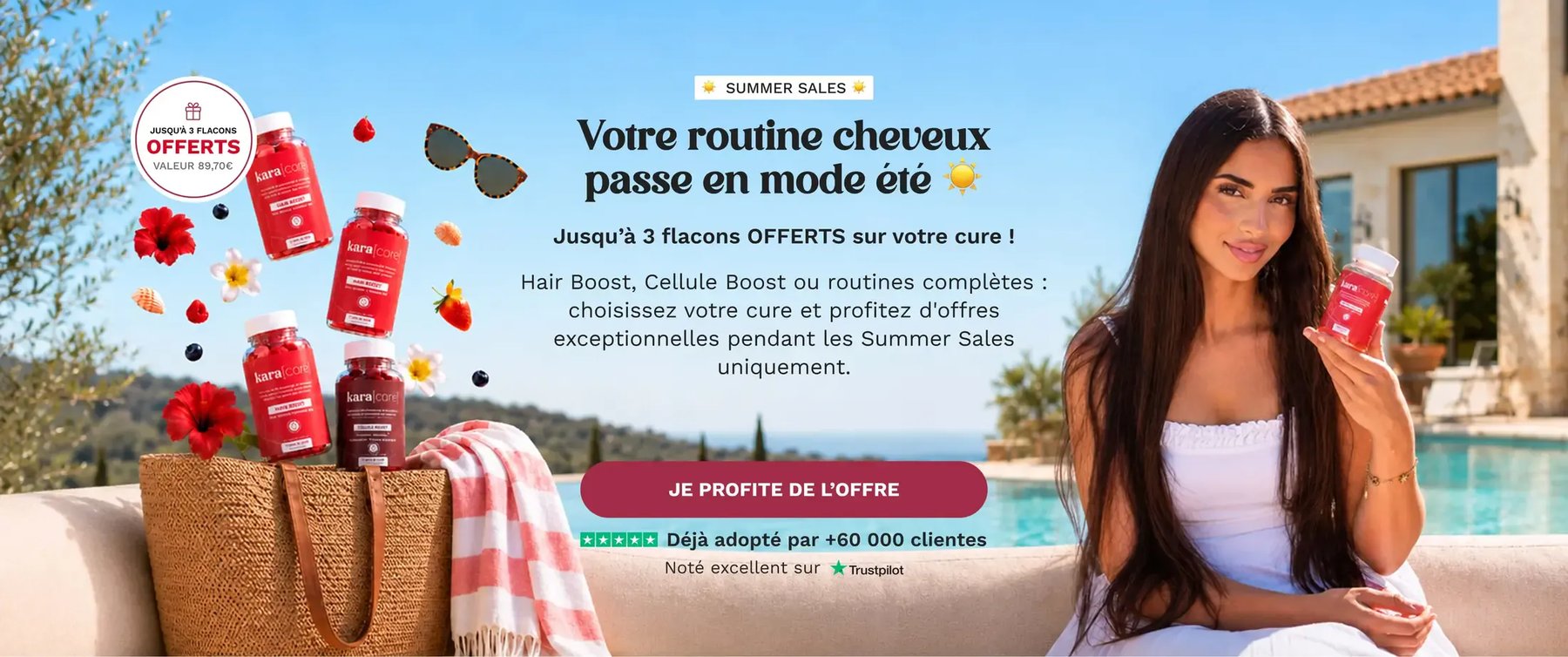 Votre routine cheveux passe en mode été