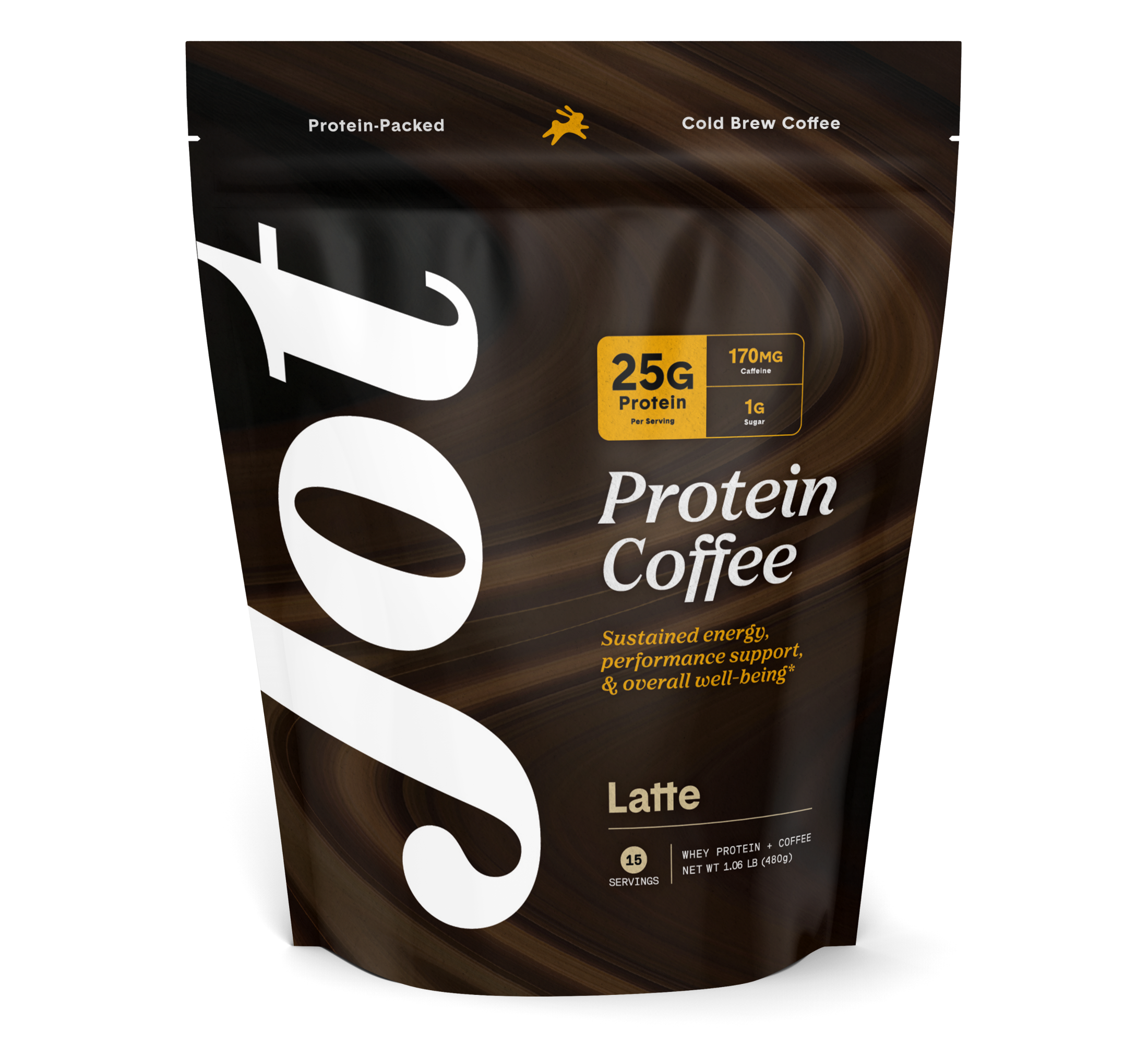 Jot Ultra Coffee Caramel flavor bottle, 6.8 fl oz (200 ml).
