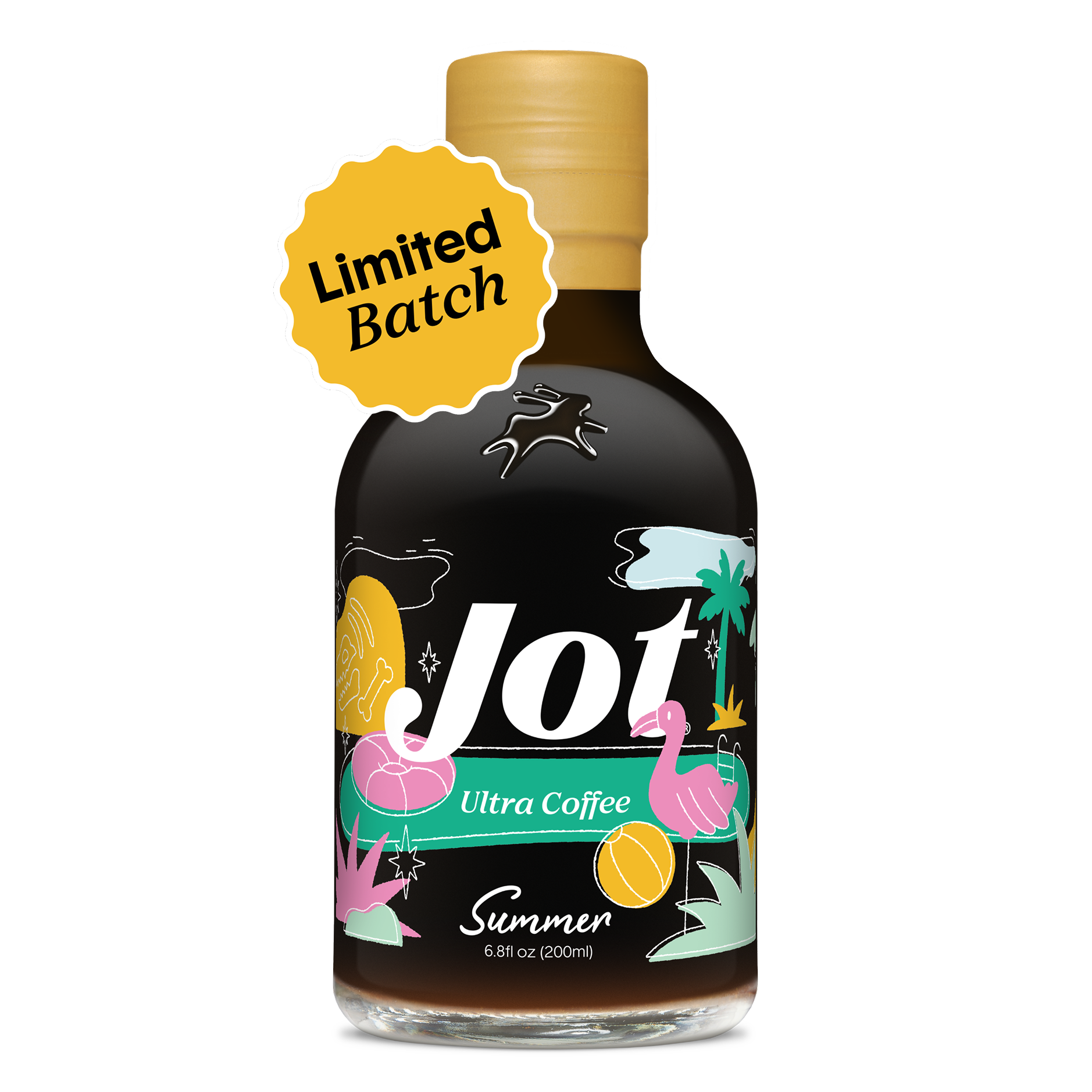 Bottle of Jot Summer Seasonal Coffee, 6.8 fl oz (200 ml).