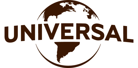 The Universal logo, featuring the word 'UNIVERSAL' written across a globe of the Earth.