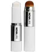 Two white cosmetic sticks with 'Novalife' branding.