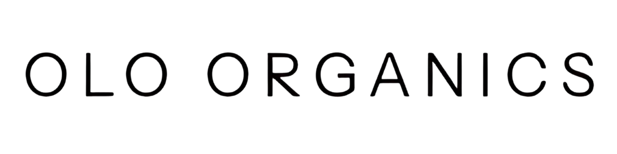 Black text reading 'OLO ORGANICS' on a white background.