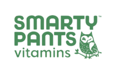 SmartyPants vitamins logo with an owl mascot.