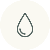 Simple line drawing of a water droplet on a white background.