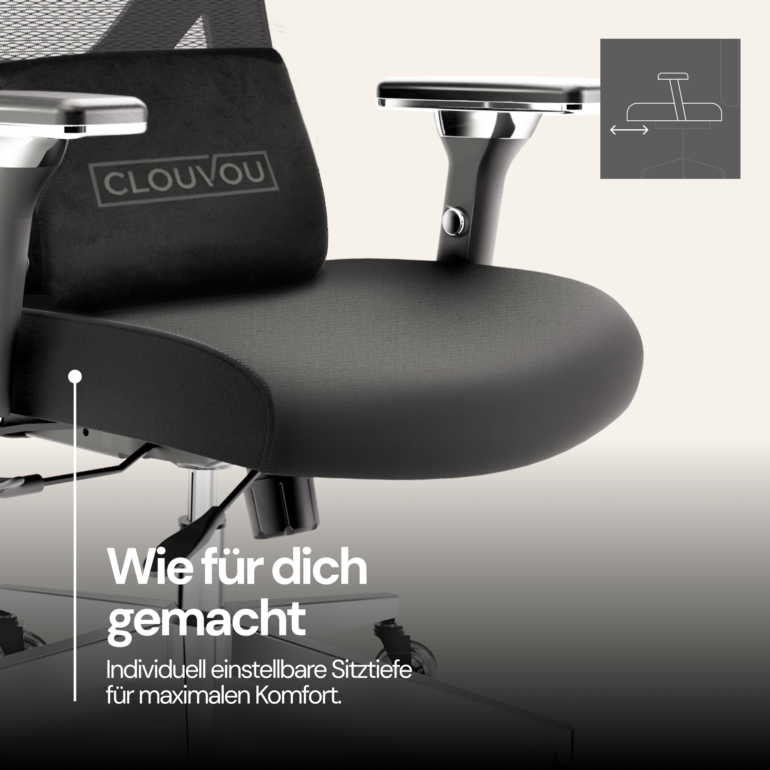 CLOUVOU BrightSeat – Ergonomic Office Chair: Best Value Winner