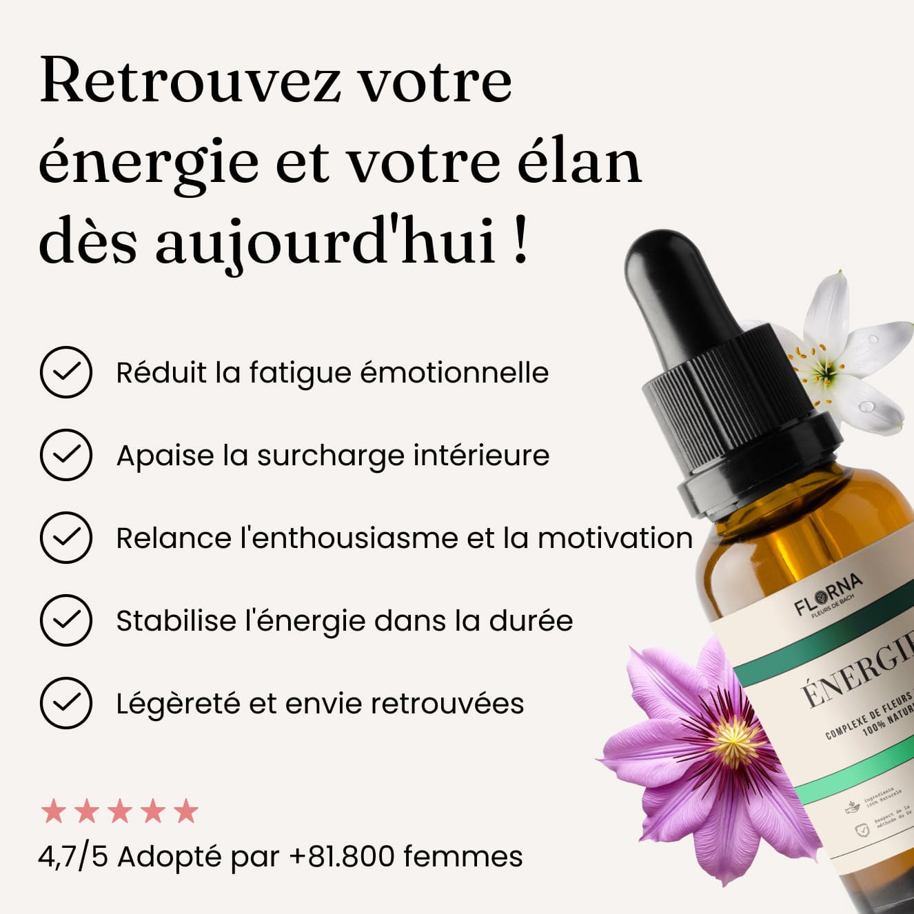 Energie - Fleurs de Bach