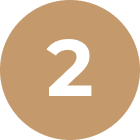 The white number 2 inside a light brown circle.