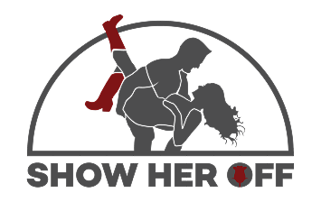 'Show Her Off' logo showcasing stylish lettering, symbolizing empowerment and celebration of individuality.