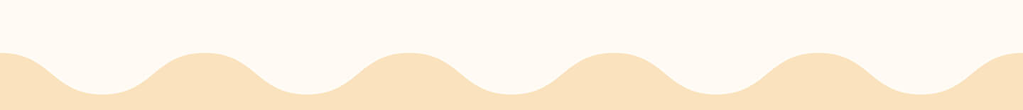 A simple graphic of a wavy line separating a cream and a tan color.