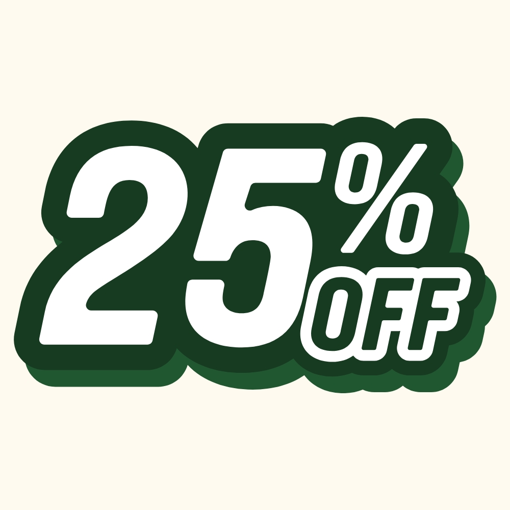 25% Off Badge