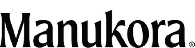 The Manukora logo in black serif text on a white background, with a registered trademark symbol.