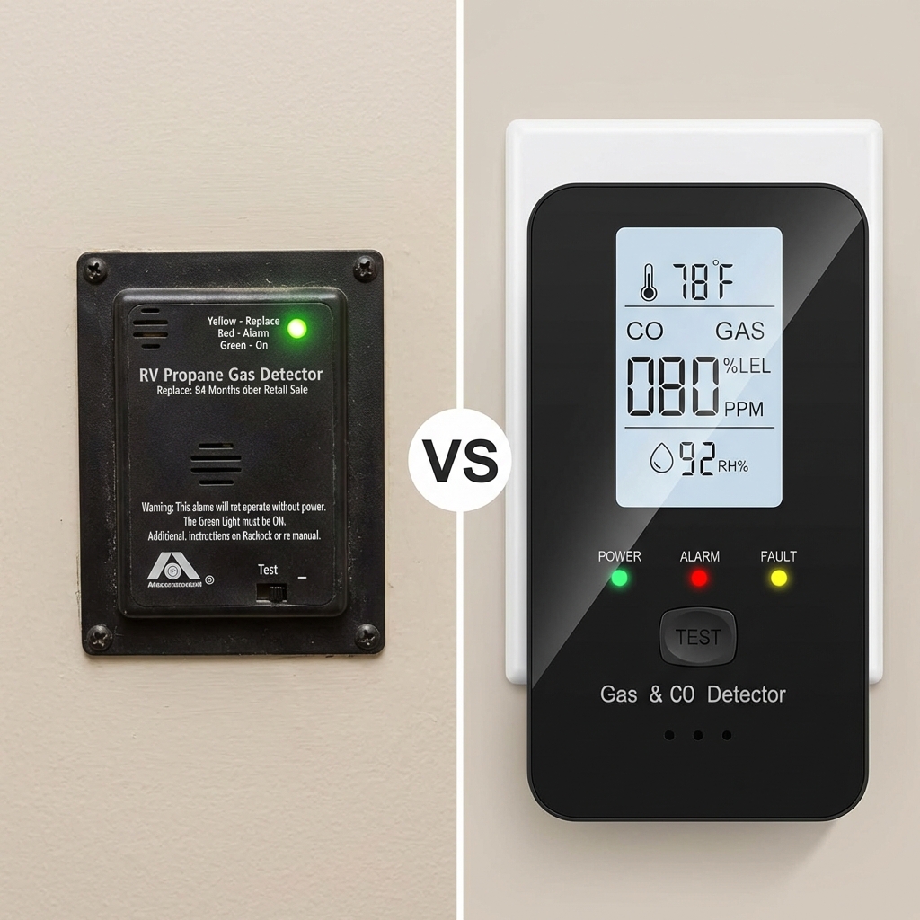 Assorted Japanese snacks and green tea on a red surface with a hand reaching for a treat.