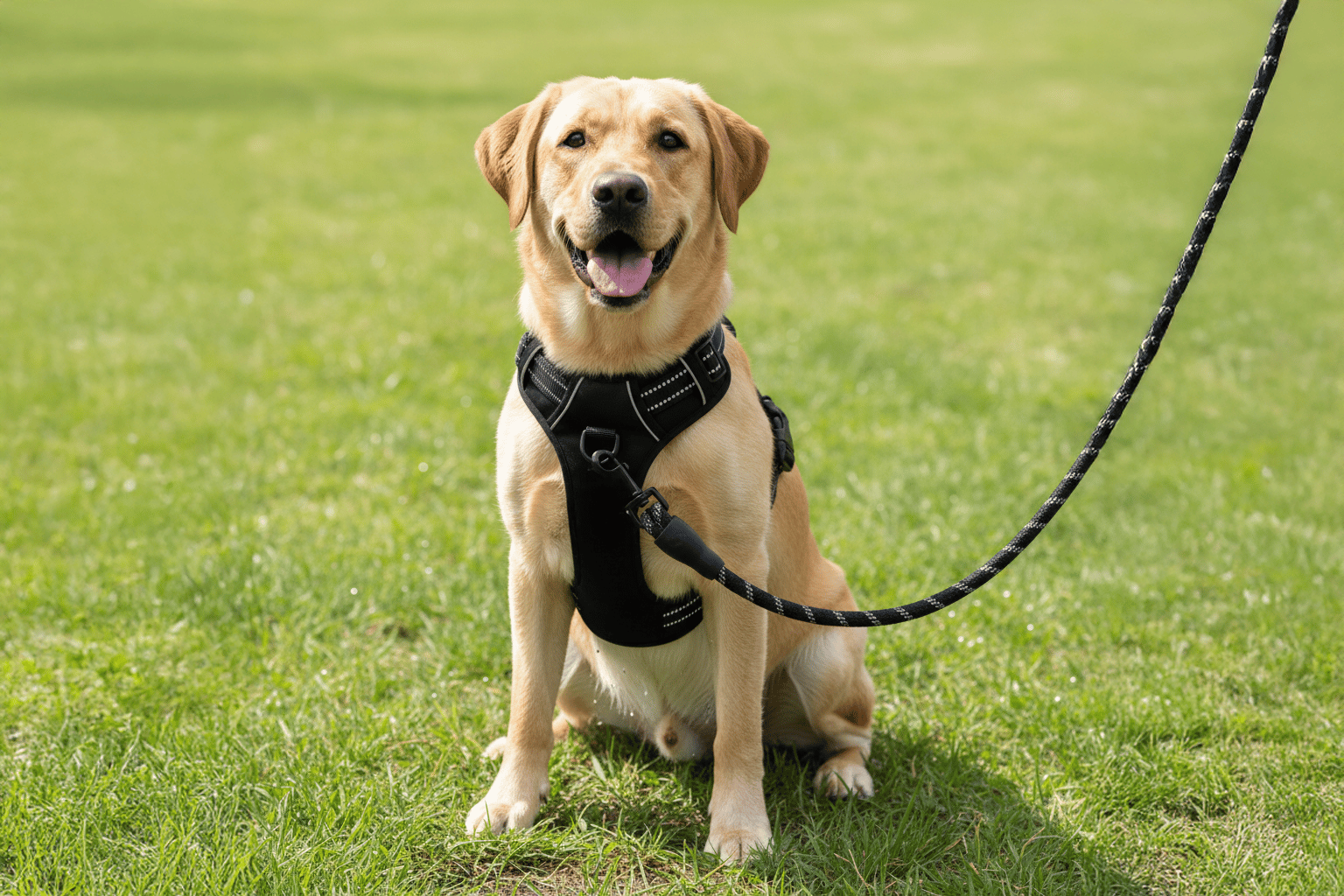 Chien avec harnais Noxea