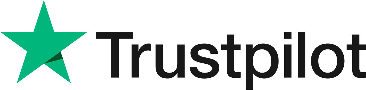 The Trustpilot logo, featuring a green star next to the word Trustpilot in black text.