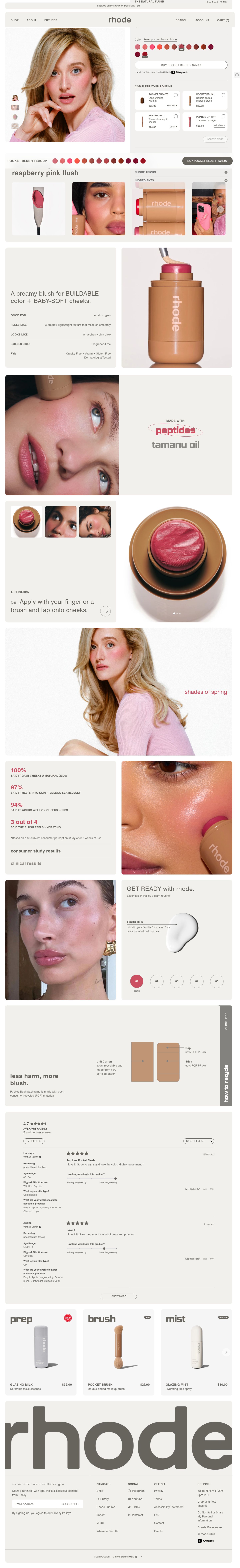 Rhode product page screenshot