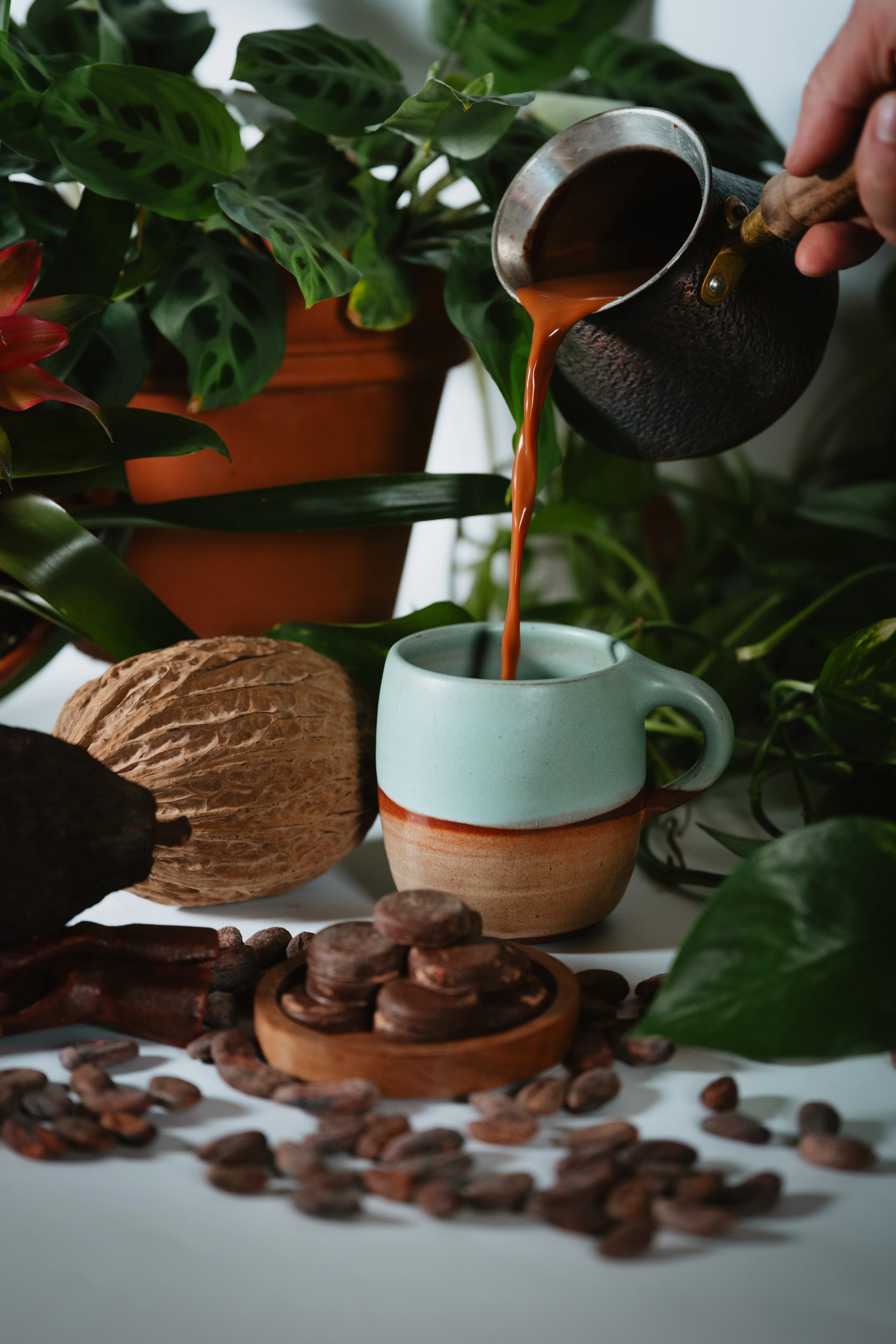 Ceremonical cacao made with Heart Magic Cacao