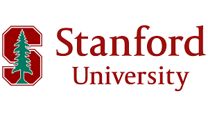 Stanford University logo with a red tree and text.