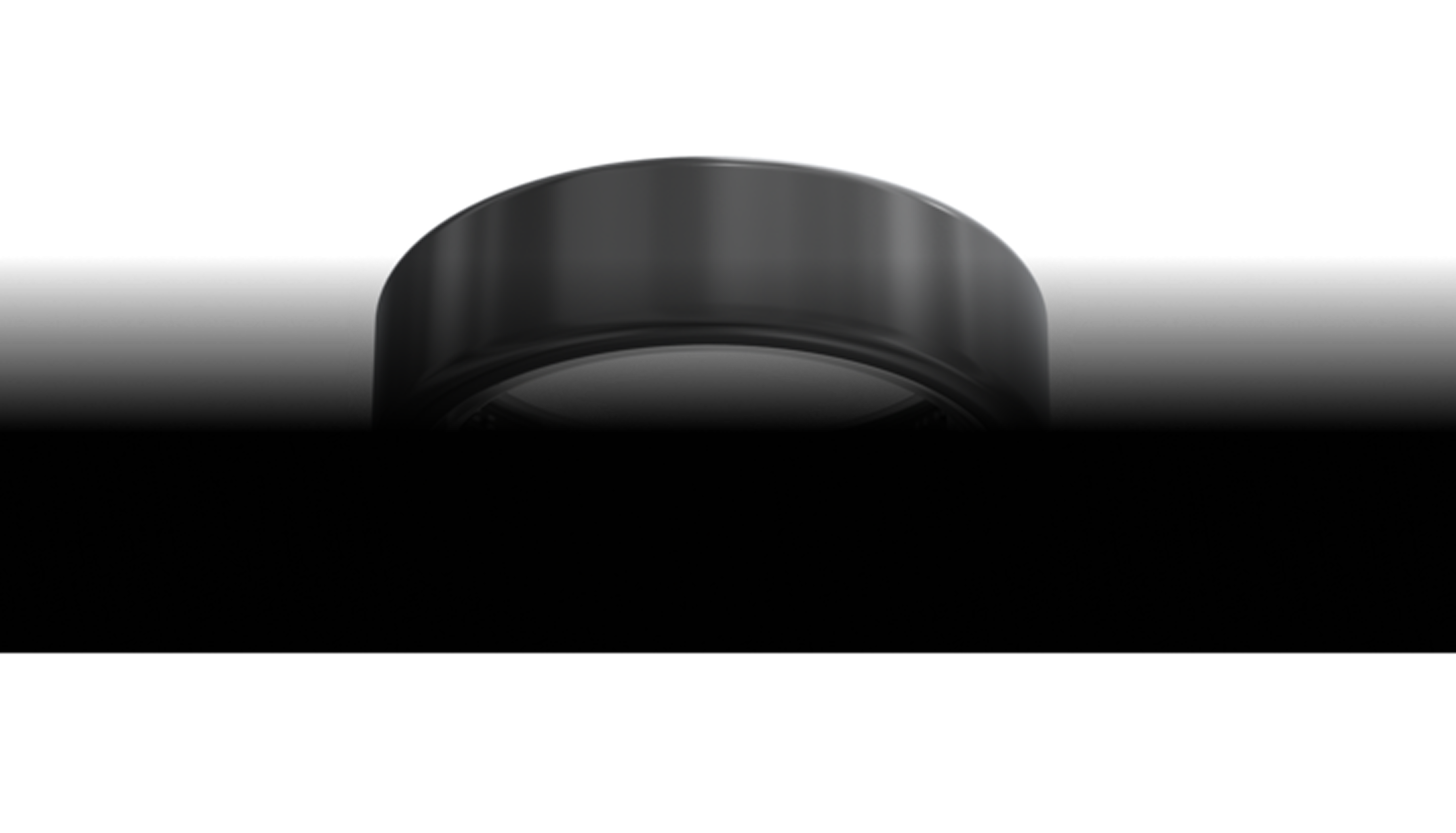 Black hockey puck on a white background.