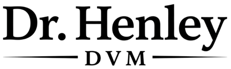 The logo for Dr. Henley, DVM, in black serif font on a white background.