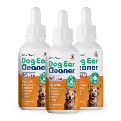 K9 EarClear, 3 bottles