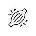 Icon of a muscle with lines indicating movement or vibration.