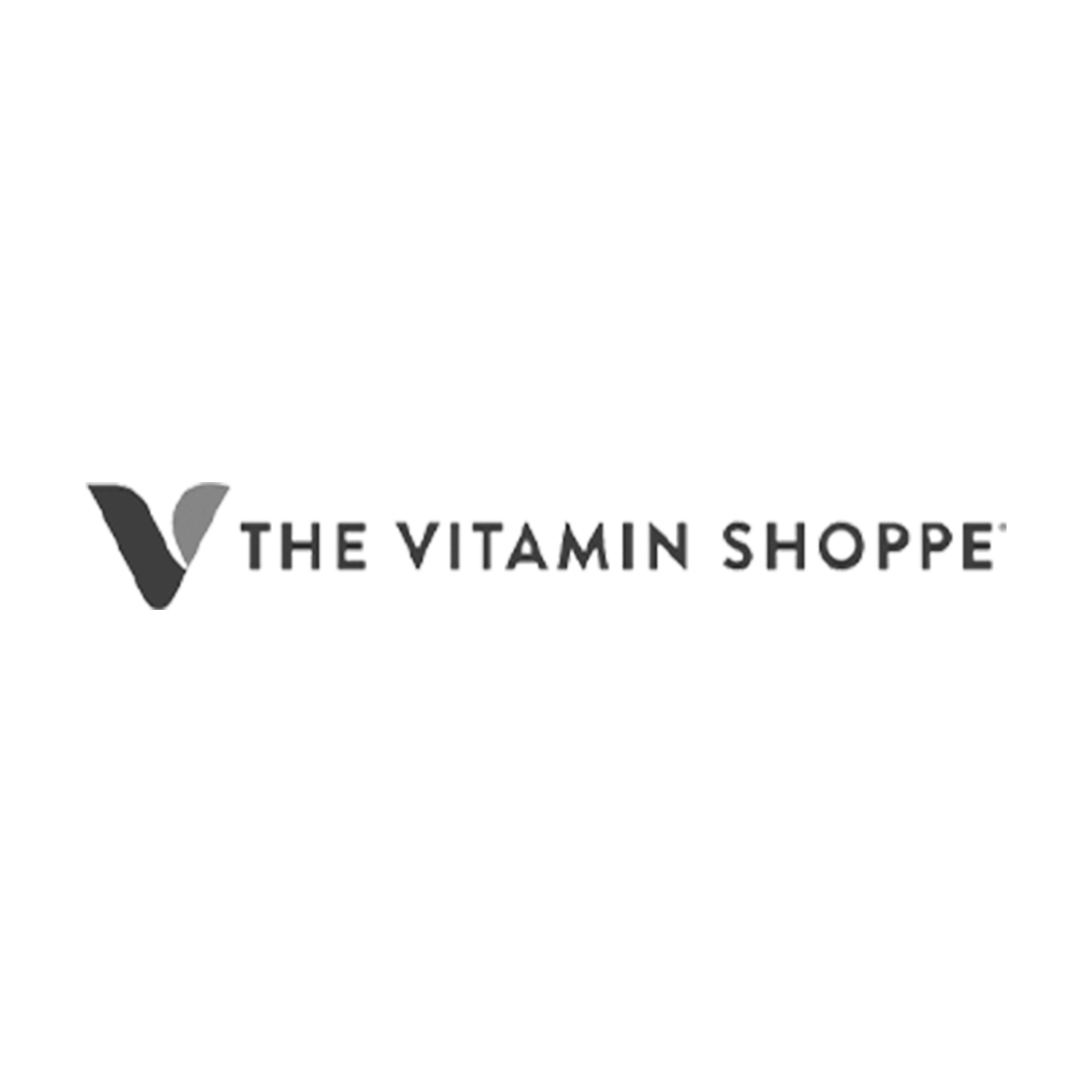 Logo of The Vitamin Shoppe on a green background.