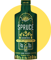 Spruce Cocktail Raspberry Lemon Passionflower