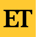 Black 'ET' letters on a yellow background.