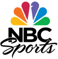 NBC Sports logo with colorful peacock.