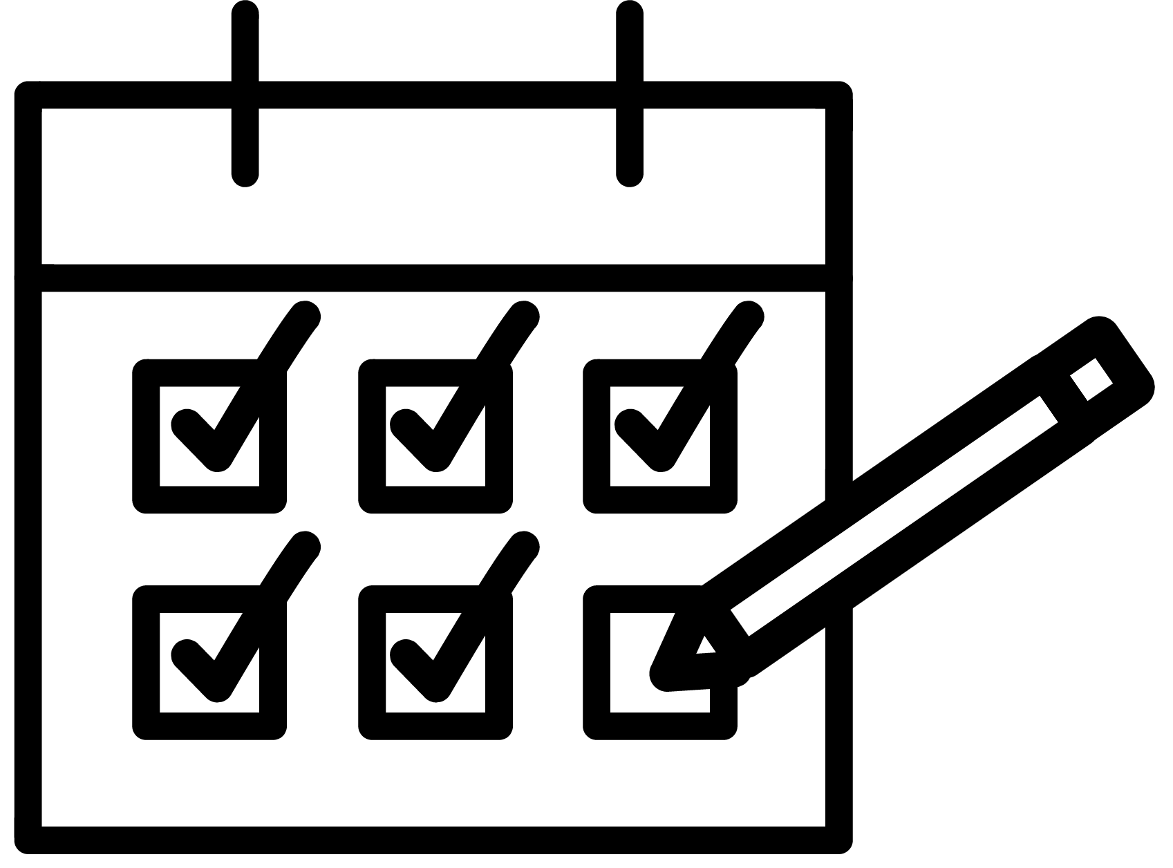 A blue line icon of a stressed-out face holding its head with steam coming from the top.