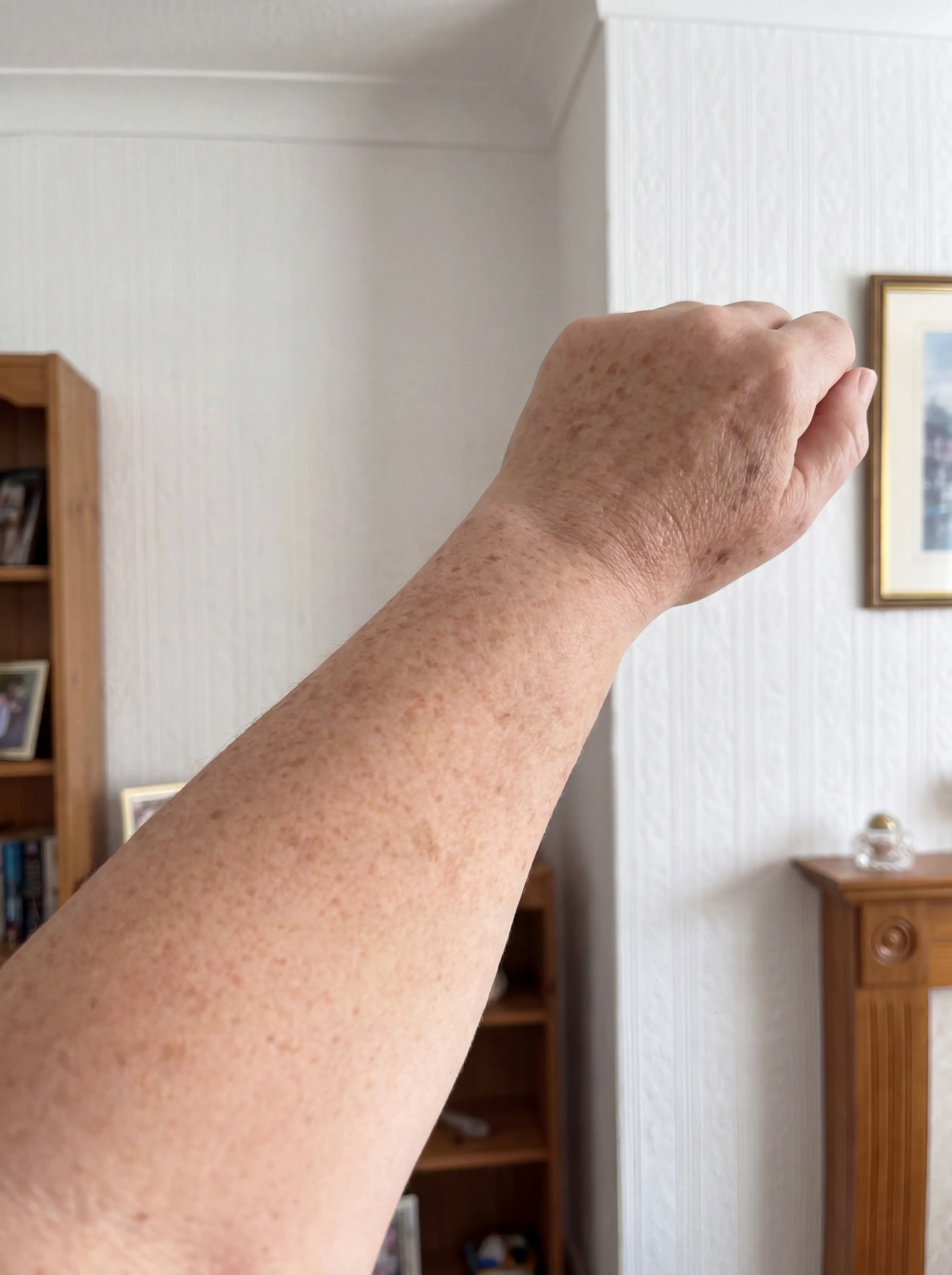 Theresa, before using Dark Spot Corrector Serum