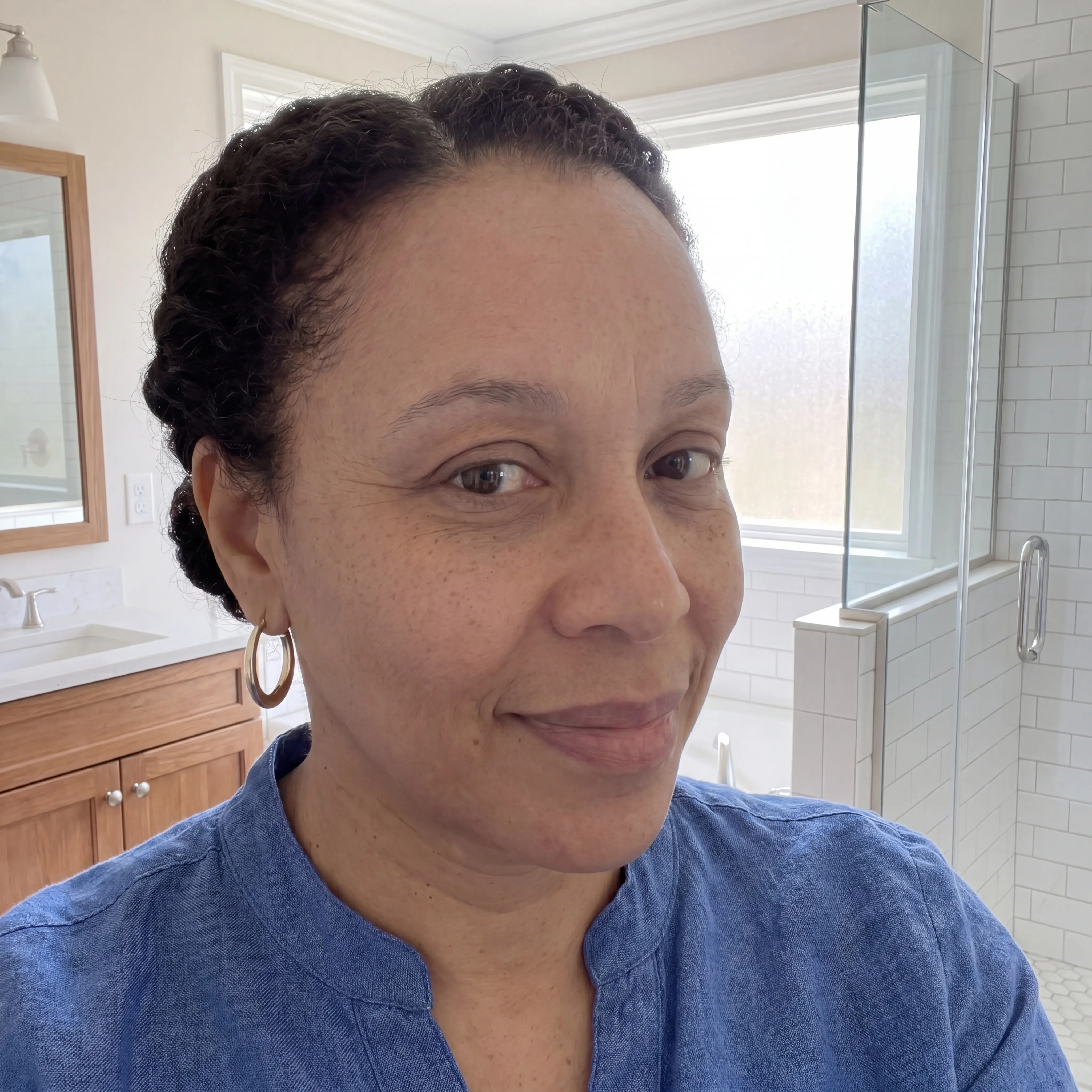 Tamara, after using Dark Spot Corrector Serum