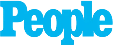 The logo for People magazine, which is the word People in a bold, bright blue serif font.