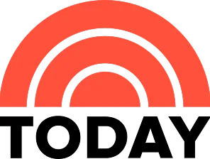 The logo for the Today show, featuring a stylized orange sunrise over the word TODAY in black.