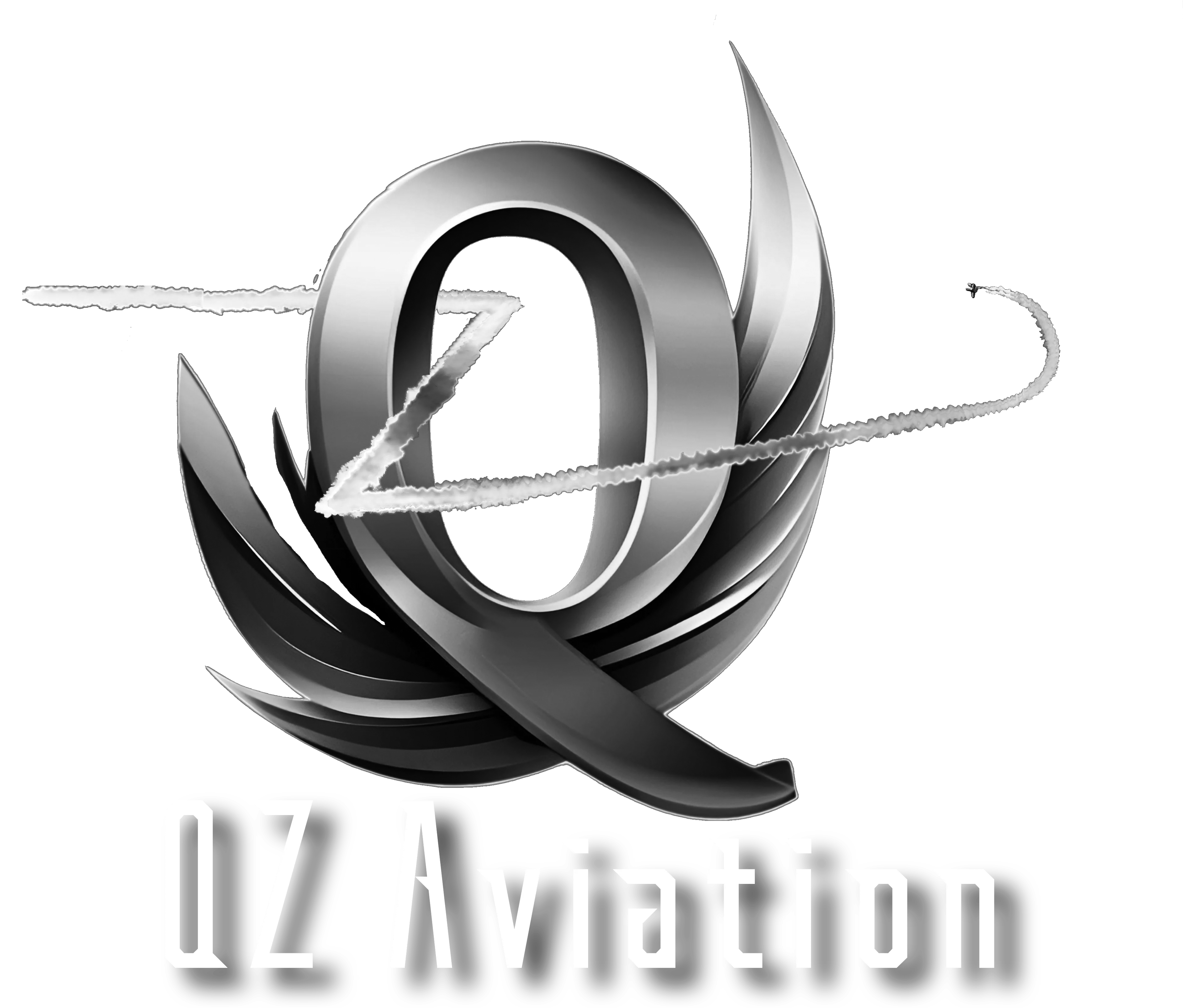 Logo with a stylized 'Q' and 'Z Aviation' text.