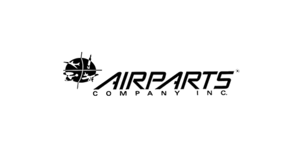 Logo of Airparts Company Inc. with a compass design.