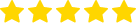 Five yellow stars in a row, indicating a five-star rating.