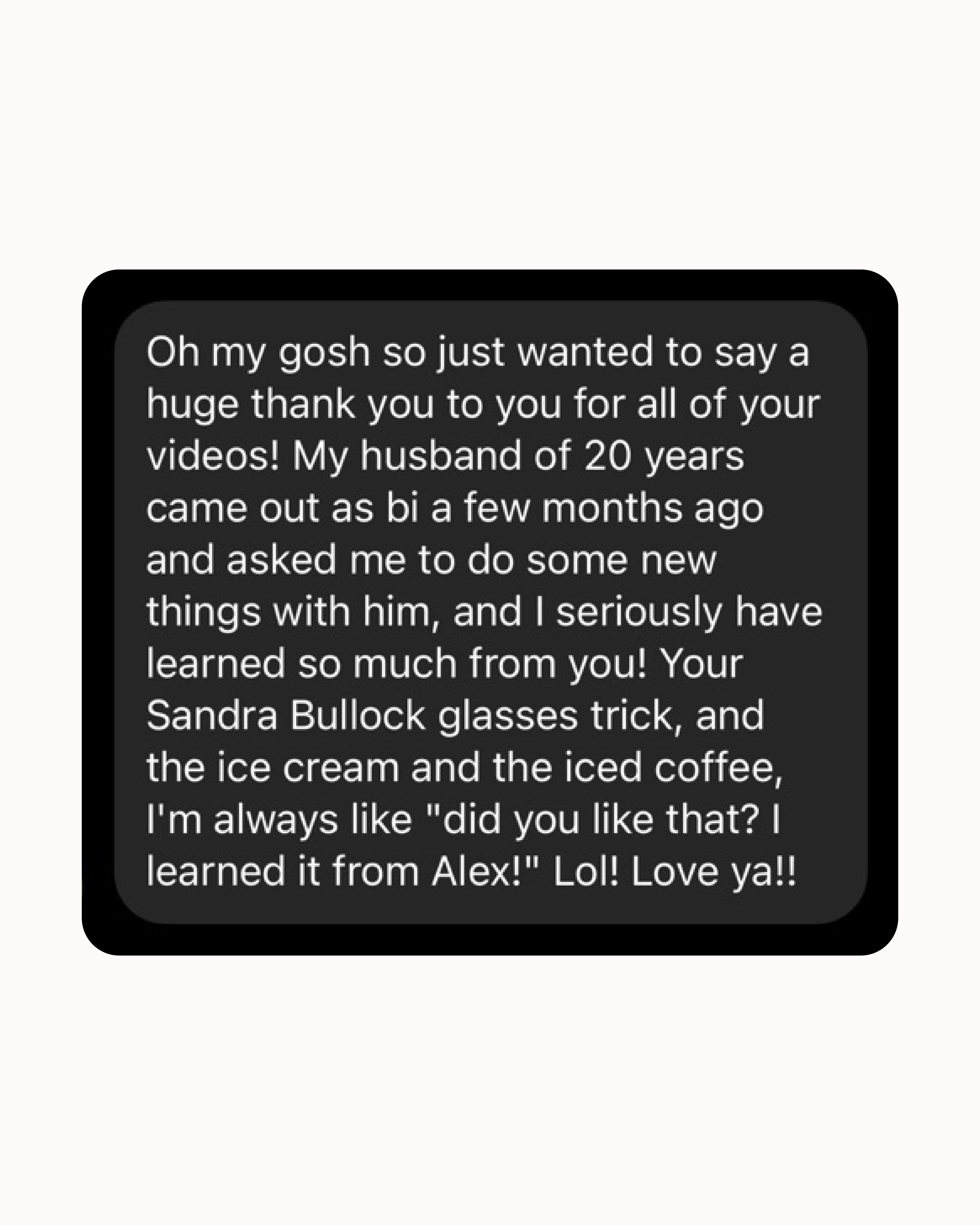 Screenshot of a social media comment with a profile picture.