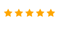 Five orange stars in a horizontal line.