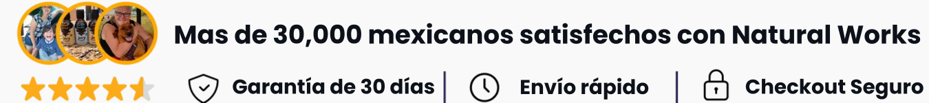 Three small profile images, rating stars, and service features in Spanish.
