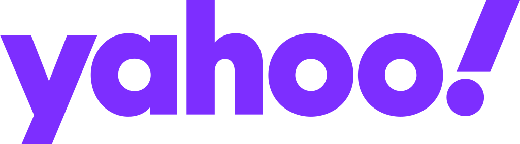 Purple 'yahoo!' text logo on a transparent background.