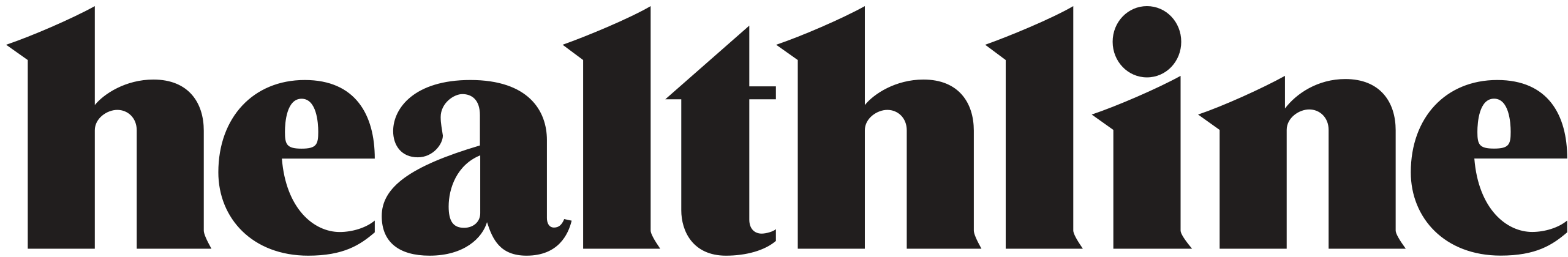 Black text logo spelling 'healthline' on a transparent background.