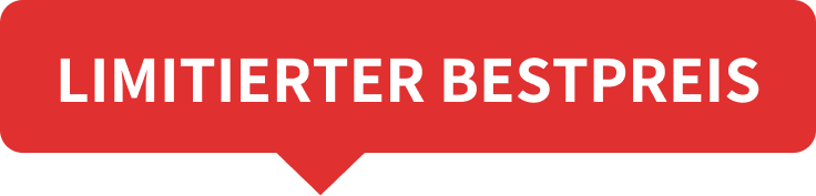 Red label with text 'LIMITIERTER BESTPREIS' indicating a special price offer.