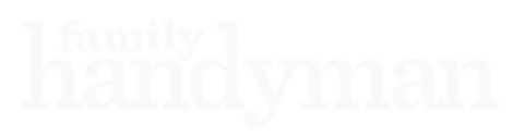 The white logo for Family Handyman on a white background.