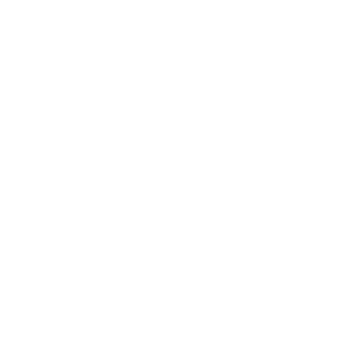 A white line-art icon of a stylized hammer against a transparent background.