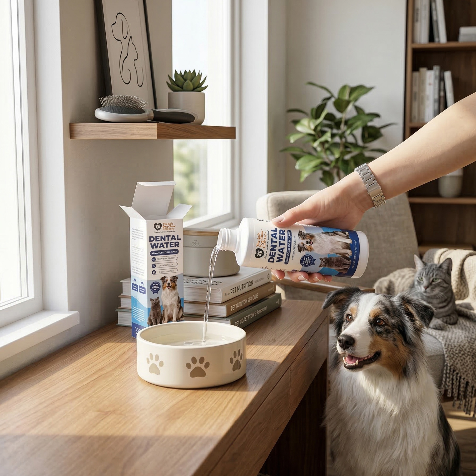 Dog Dental Water Additive | Fresh Breath & Clean Teeth With Every Sip